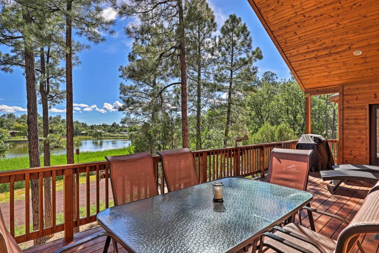 Serene Lakeside Cabin With Decks And Edler Lake Views! Pinetop-Lakeside Exterior photo